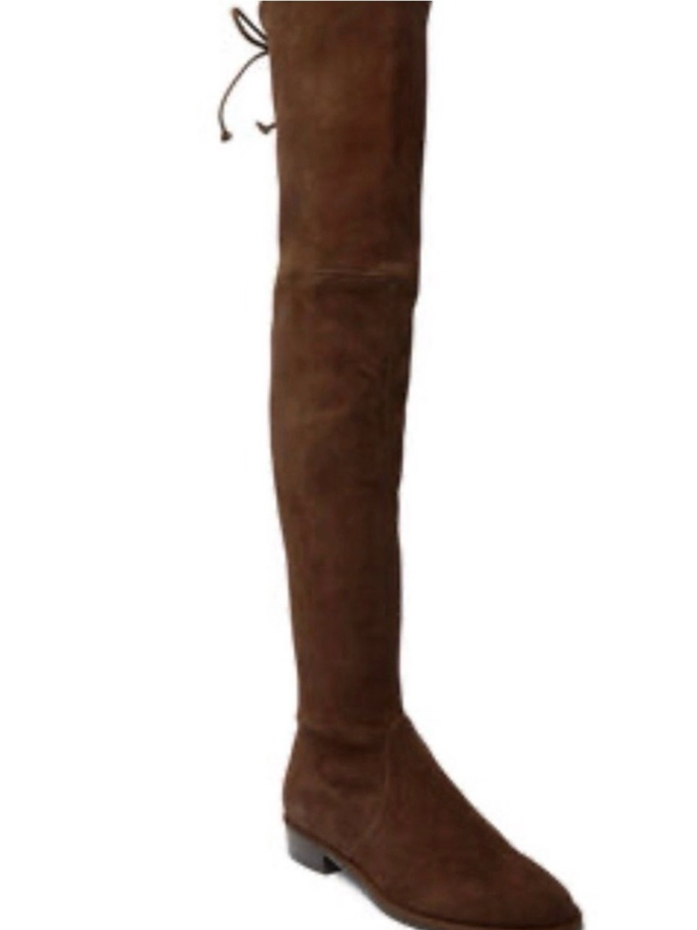 Stuart Weitzman Lowland Over-the-Knee Thigh High Brown Suede Boots